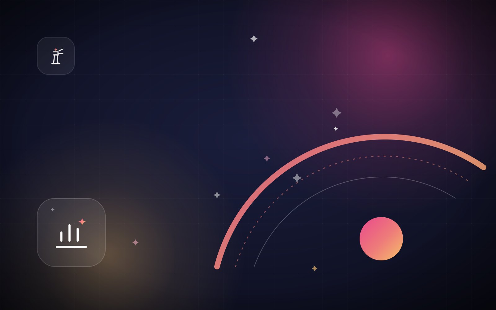 Composizione grafica: arco e grafico, margine per cliente